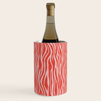 Dopamine Zebra Stripe Animal Print In Red Wine Chiller Gallery Image 3