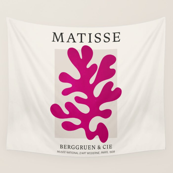 Wine: Matisse Color Series II | Mid-Century Edition Wall Tapestry Gallery Image 4