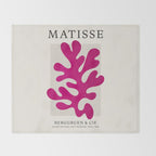 Wine: Matisse Color Series II | Mid-Century Edition Throw Blanket Gallery Image 2