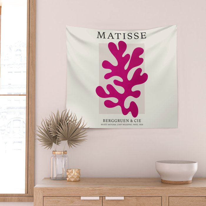 Wine: Matisse Color Series II | Mid-Century Edition Wall Tapestry Gallery Image 2