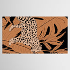 Minimal Jungle Abstract Art 1 Tablecloth Gallery Image 2