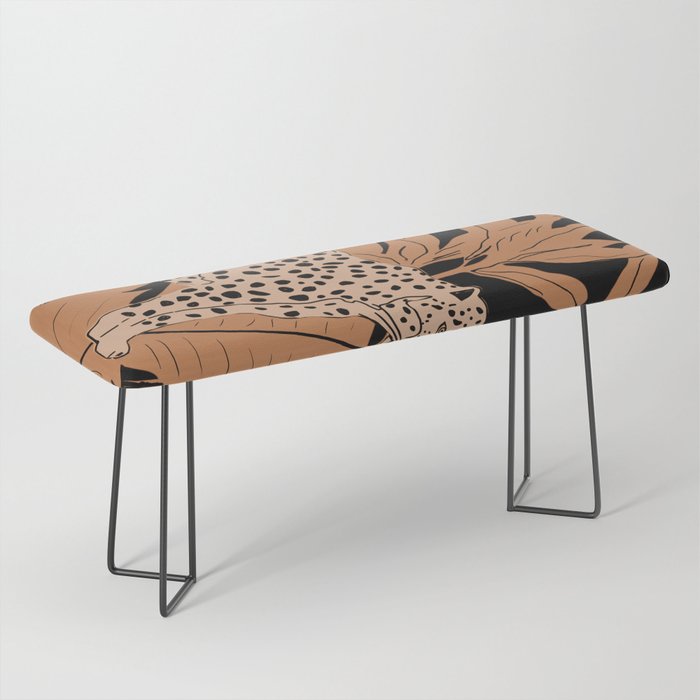 Minimal Jungle Abstract Art 1 Bench Gallery Image 1