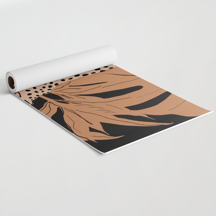 Minimal Jungle Abstract Art 1 Yoga Mat Gallery Image 2