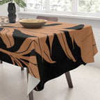 Minimal Jungle Abstract Art 1 Tablecloth Gallery Image 3