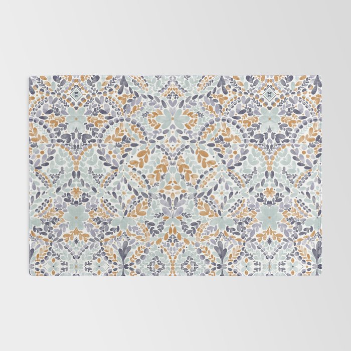 Artistic Floral Motif Medley Rug Gallery Image 2