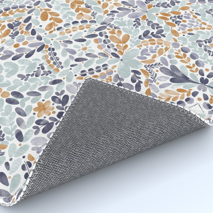 Artistic Floral Motif Medley Rug Gallery Image 4