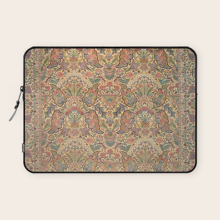 William Morris Antique Persian Floral Laptop Sleeve Gallery Image 1