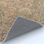 William Morris Antique Persian Floral Rug Gallery Image 4
