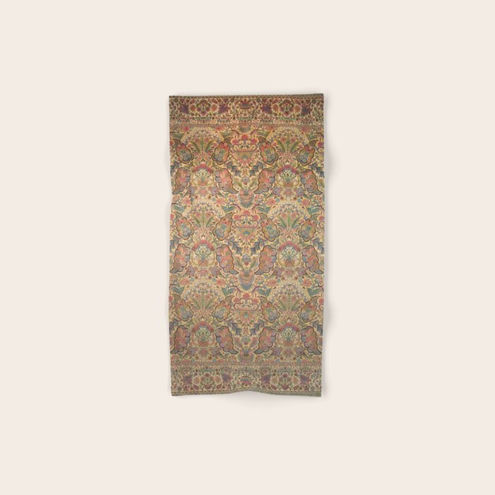 William Morris Antique Persian Floral Bath Towel Gallery Image 1