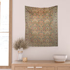 William Morris Antique Persian Floral Wall Tapestry Gallery Image 2