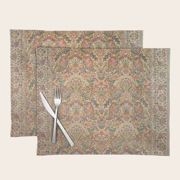 William Morris Antique Persian Floral Placemat Gallery Image 1