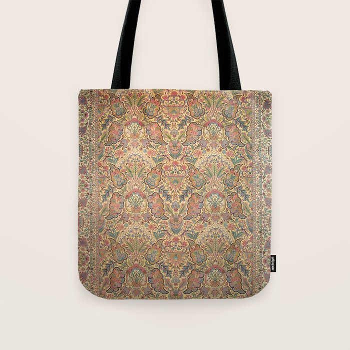 William Morris Antique Persian Floral Tote Bag Gallery Image 1