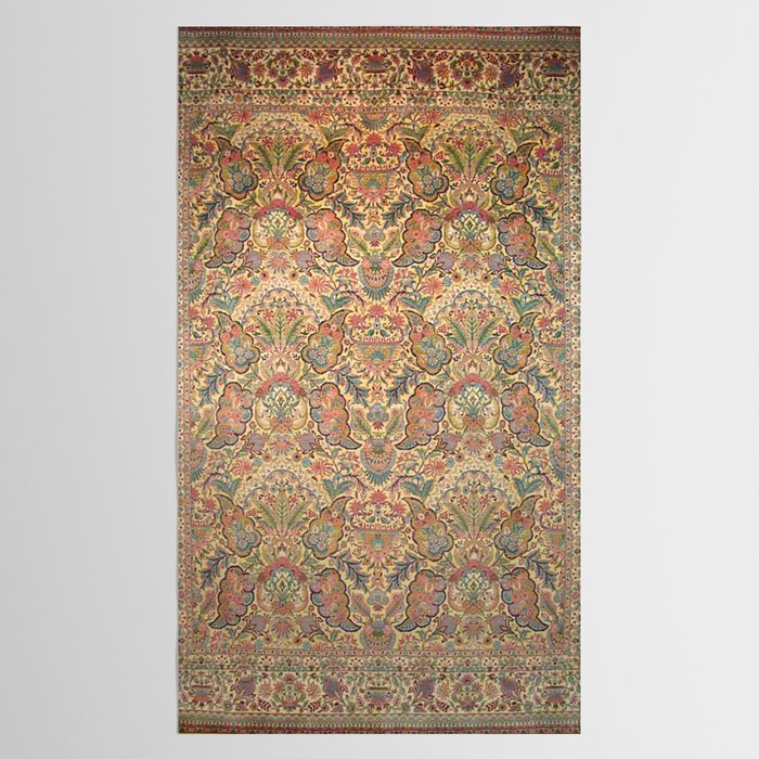 William Morris Antique Persian Floral Tablecloth Gallery Image 2