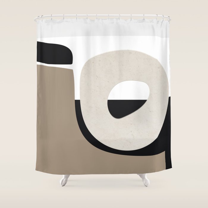 Shape Study #40 - Stone Shower Curtain Gallery Image 1
