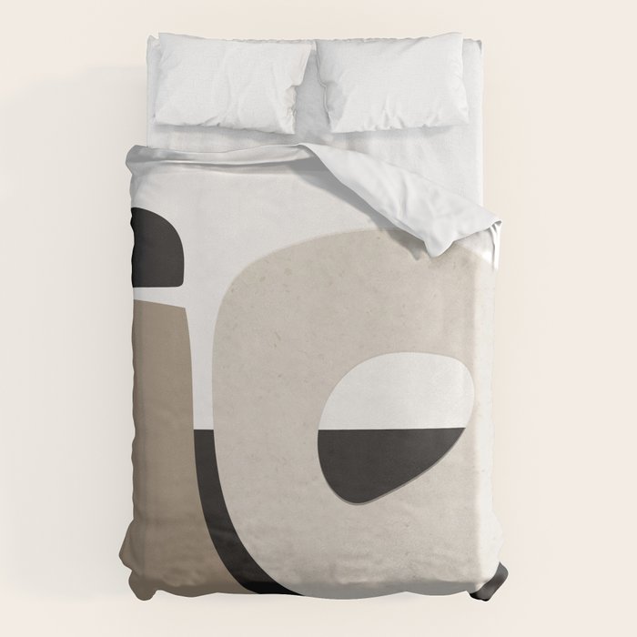 Shape Study #40 - Stone Duvet Cover Gallery Image 1