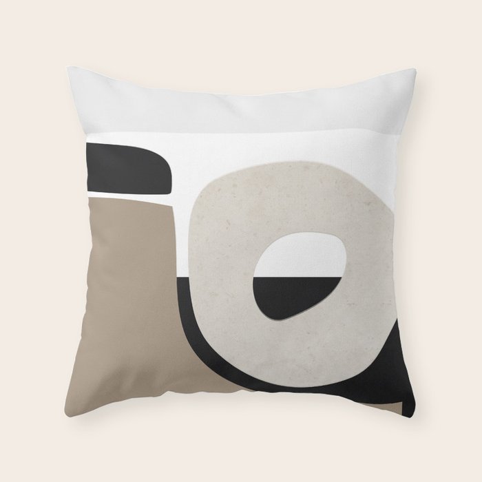 Shape Study #40 - Stone Throw Pillow Gallery Image 6