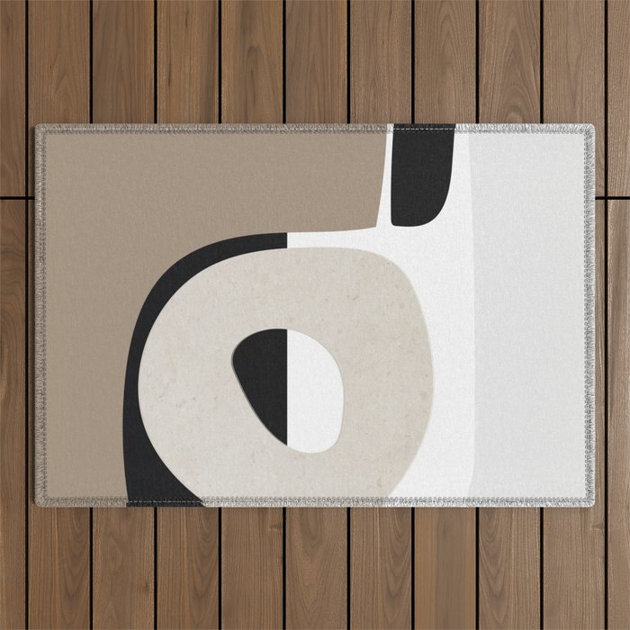 Shape Study #40 - Stone Outdoor Rug Gallery Image 1