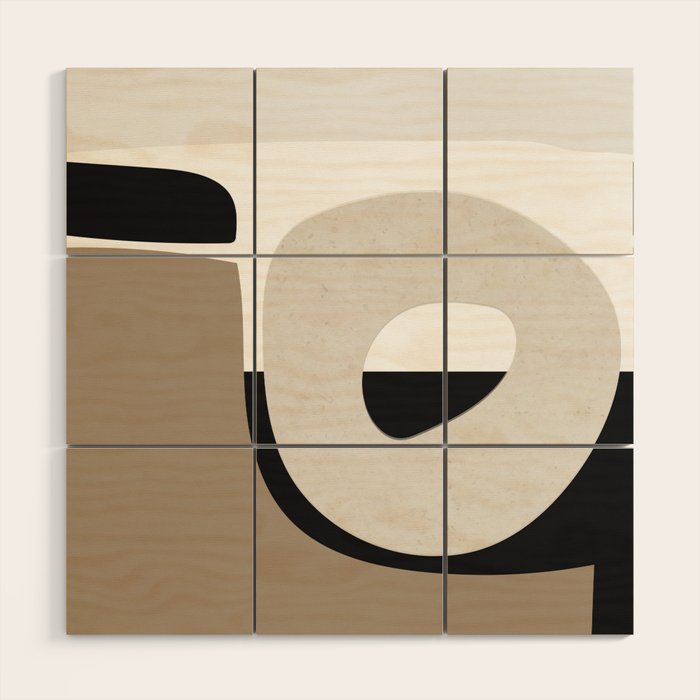 Shape Study #40 - Stone Wood Wall Art Gallery Image 1
