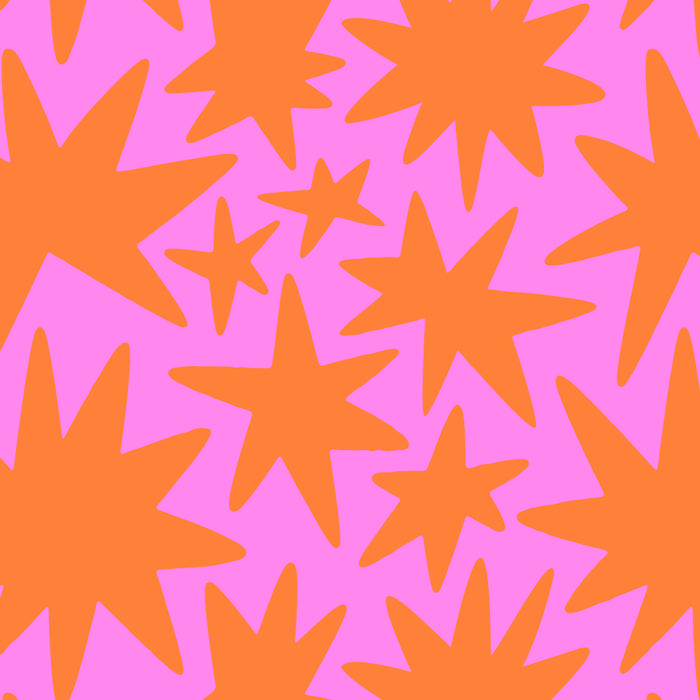 Retro pink star shape art pattern Coffee Mug Gallery Image 2