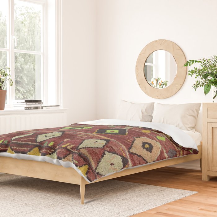 Moroccan Sunset Bohemian Geometric Pattern Duvet Cover Gallery Image 2