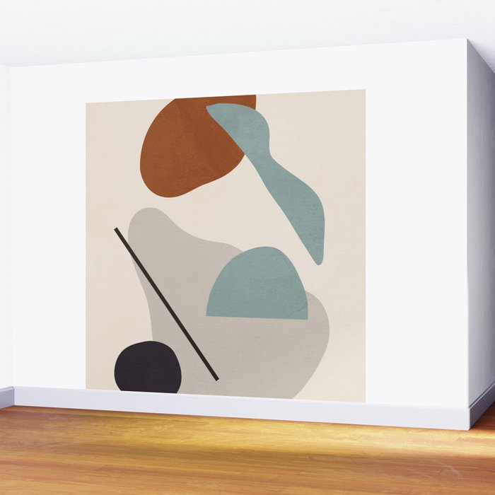 Abstract Shapes 11 Wall Mural Gallery Image 2