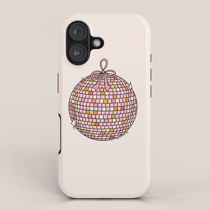 Bow Disco Ball iPhone Case Gallery Image 1