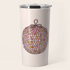 Bow Disco Ball Travel Mug Gallery Image 1