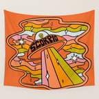 Scorpio UFO Wall Tapestry Gallery Image 4