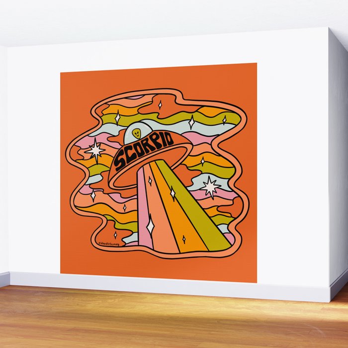 Scorpio UFO Wall Mural Gallery Image 2