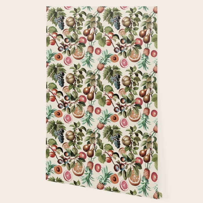 Fruitful Florals, Vintage Prints Food Wallpaper Gallery Image 2