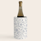 Vintage Trailing Floral - Blue and White Wine Chiller Gallery Image 3