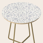 Vintage Trailing Floral - Blue and White Side Table Gallery Image 2