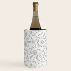 Vintage Trailing Floral - Blue and White Wine Chiller Gallery Image 2