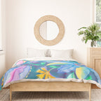 Beautiful Exotic Paisley Summer Floral Duvet Cover Gallery Image 3