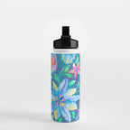 Beautiful Exotic Paisley Summer Floral Water Bottle Gallery Image 2