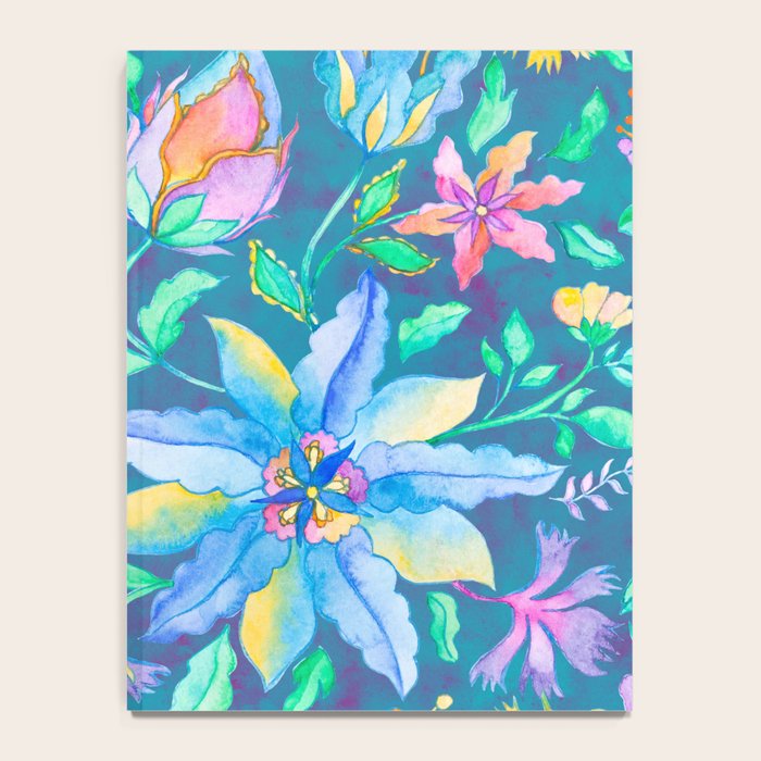 Beautiful Exotic Paisley Summer Floral Notebook Gallery Image 4