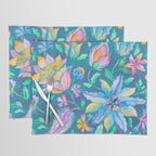 Beautiful Exotic Paisley Summer Floral Placemat Gallery Image 1