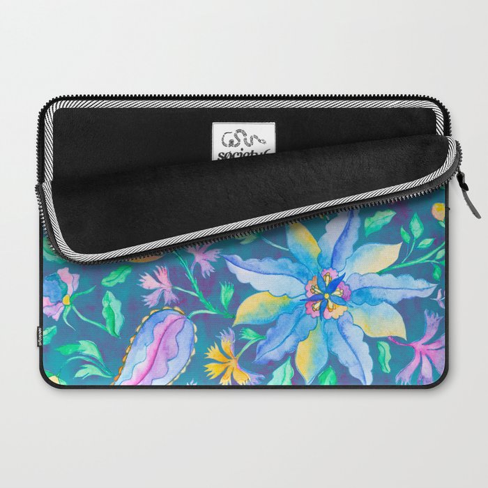 Beautiful Exotic Paisley Summer Floral Laptop Sleeve Gallery Image 2