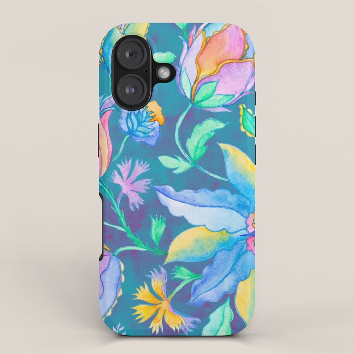 Beautiful Exotic Paisley Summer Floral iPhone Case Gallery Image 1