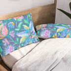 Beautiful Exotic Paisley Summer Floral Pillow Sham Gallery Image 2