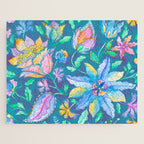 Beautiful Exotic Paisley Summer Floral Jigsaw Puzzle Gallery Image 1