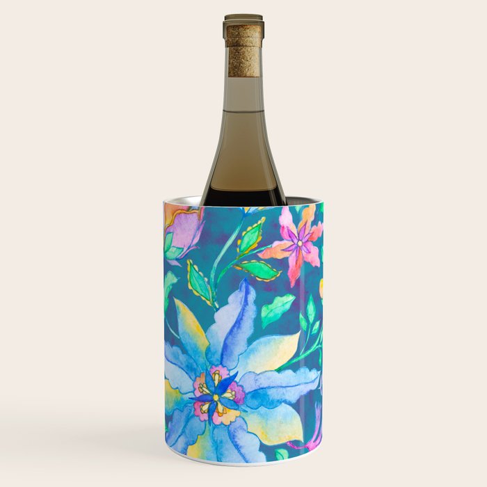 Beautiful Exotic Paisley Summer Floral Wine Chiller Gallery Image 3