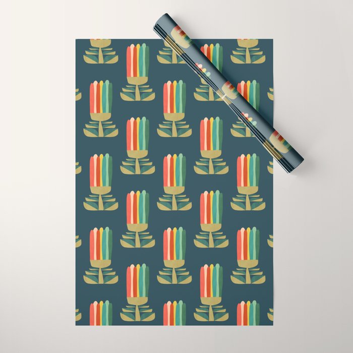 Little rainbow flower Wrapping Paper Gallery Image 1