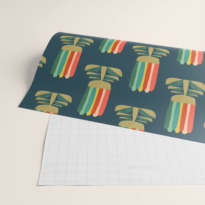 Little rainbow flower Wrapping Paper Gallery Image 2