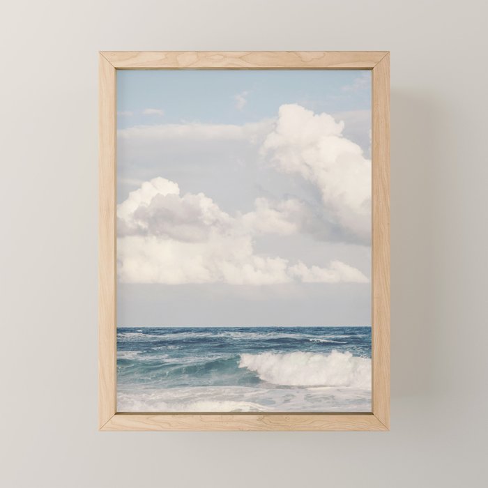 Ocean Clouds - Nature, Landscape Photography Mini Art Print Gallery Image 1