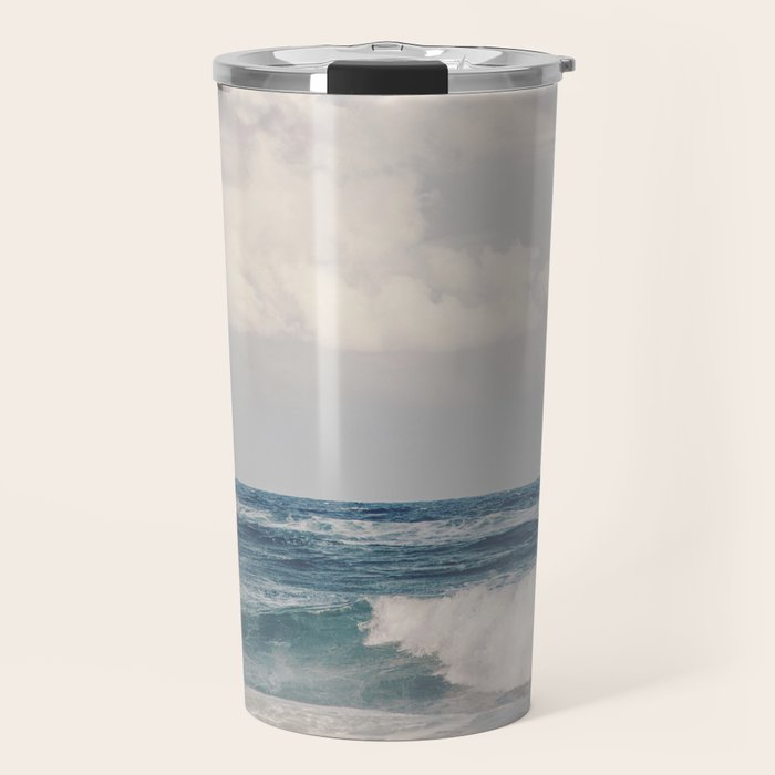 Ocean Clouds - Nature, Landscape Photography Travel Mug Gallery Image 1