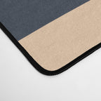 Palm Springs Retro Mid Century Modern Abstract Pattern Dark Blue, Green, and Beige Desk Mat Gallery Image 4