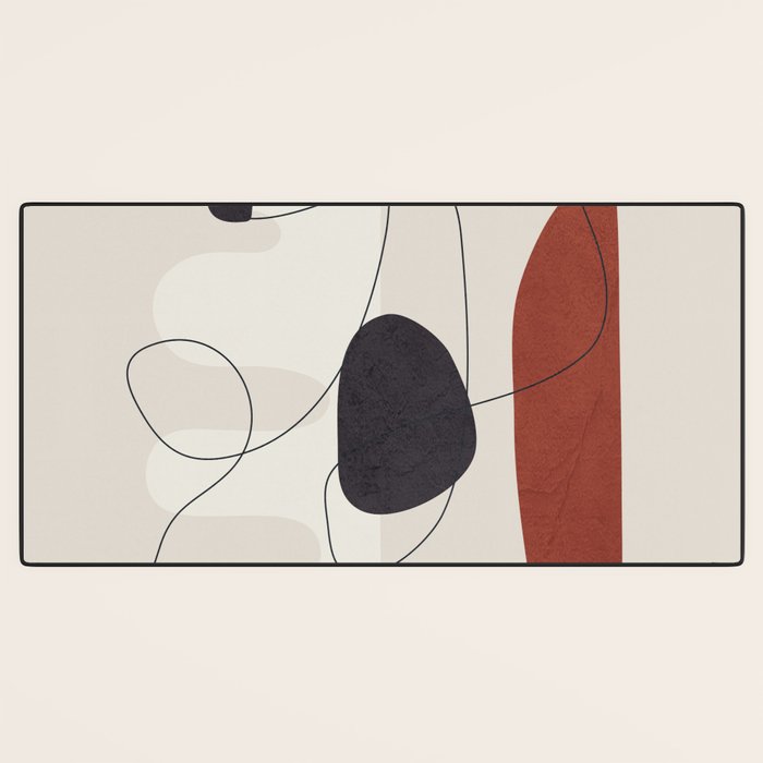 Abstract Minimal Shapes 27 Desk Mat Gallery Image 3