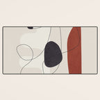 Abstract Minimal Shapes 27 Desk Mat Gallery Image 3