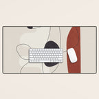 Abstract Minimal Shapes 27 Desk Mat Gallery Image 1